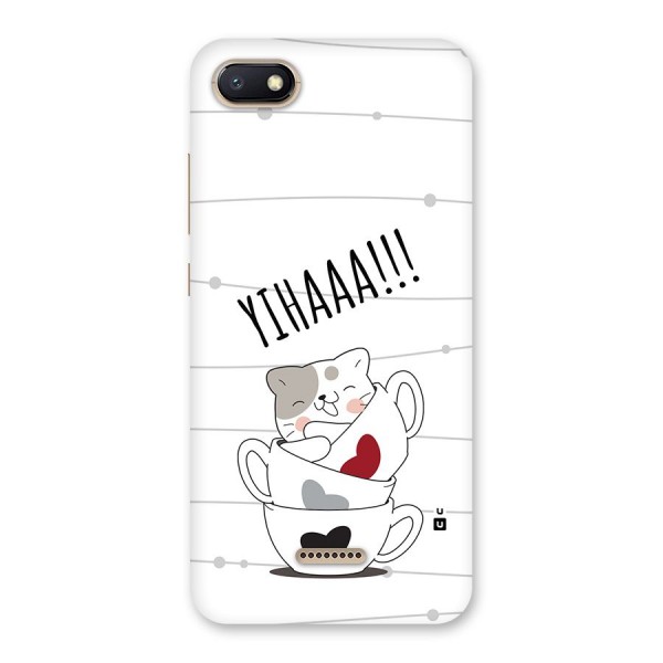 Cute Cat Cup Back Case for Redmi 6A