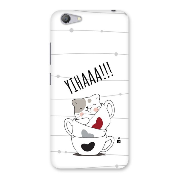 Cute Cat Cup Back Case for Vivo Y53