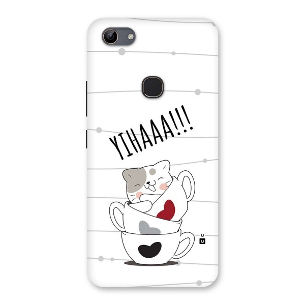 Cute Cat Cup Back Case for Vivo Y81
