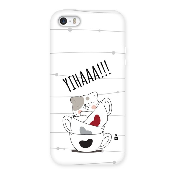Cute Cat Cup Back Case for iPhone 5 5s
