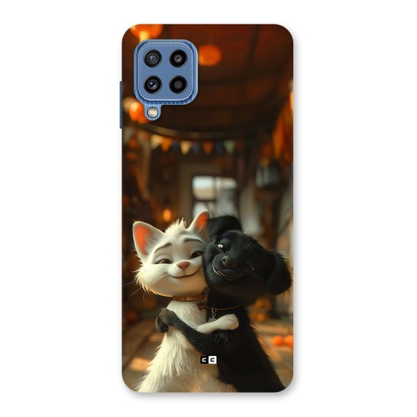 Cute Cat Dog Back Case for Galaxy M32