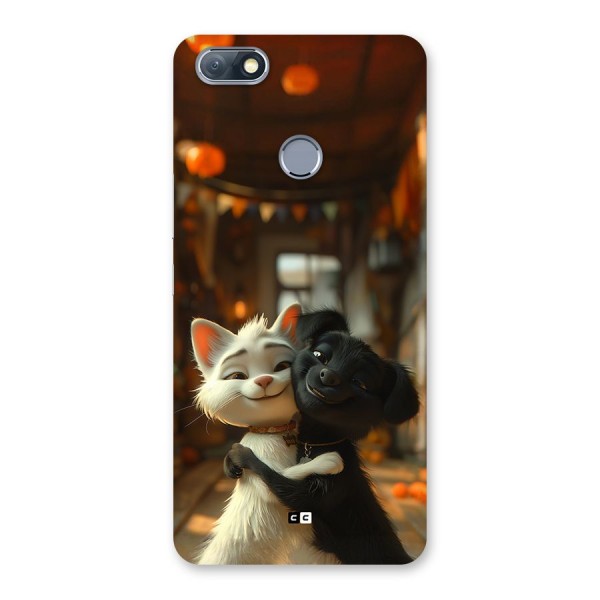 Cute Cat Dog Back Case for Infinix Note 5