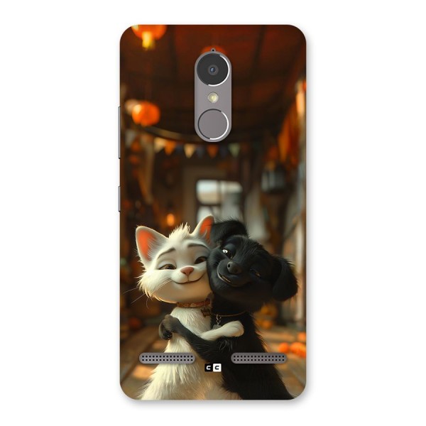 Cute Cat Dog Back Case for Lenovo K6 Power
