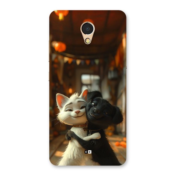 Cute Cat Dog Back Case for Lenovo P2