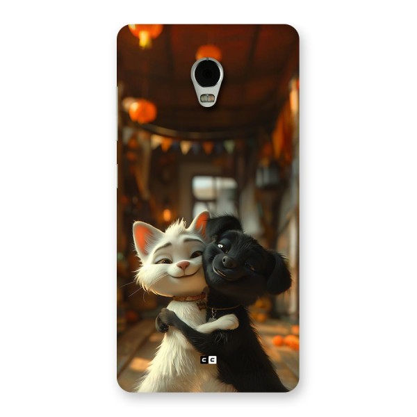 Cute Cat Dog Back Case for Lenovo Vibe P1