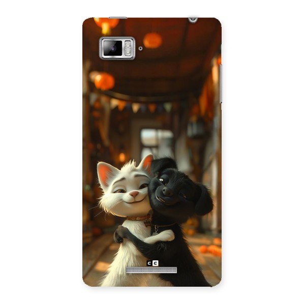 Cute Cat Dog Back Case for Lenovo Vibe Z K910