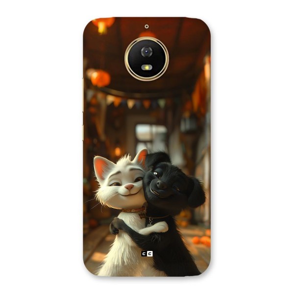 Cute Cat Dog Back Case for Moto G5s