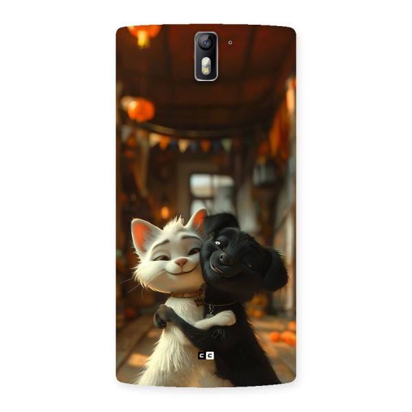 Cute Cat Dog Back Case for OnePlus One