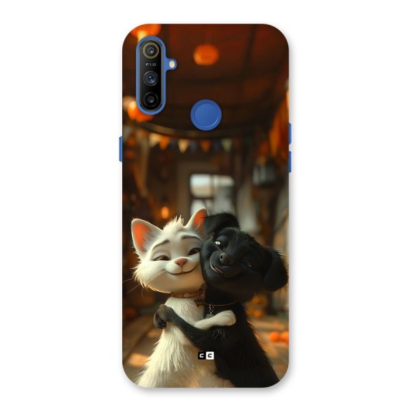 Cute Cat Dog Back Case for Realme Narzo 10A