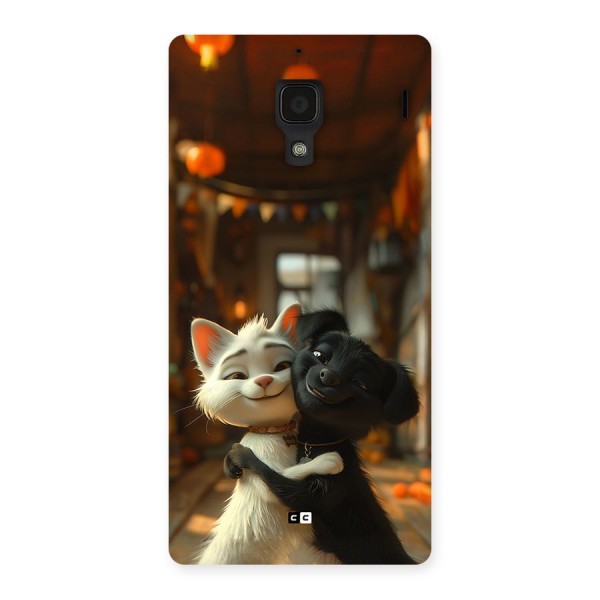 Cute Cat Dog Back Case for Redmi 1s