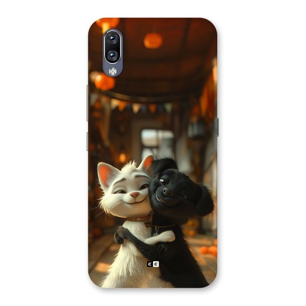 Cute Cat Dog Back Case for Vivo NEX