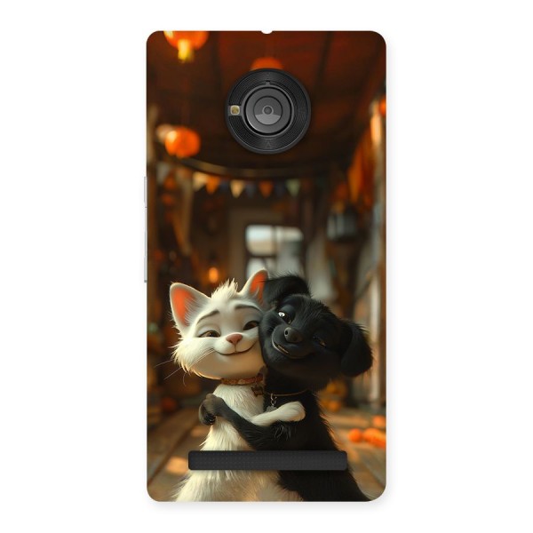 Cute Cat Dog Back Case for Yuphoria