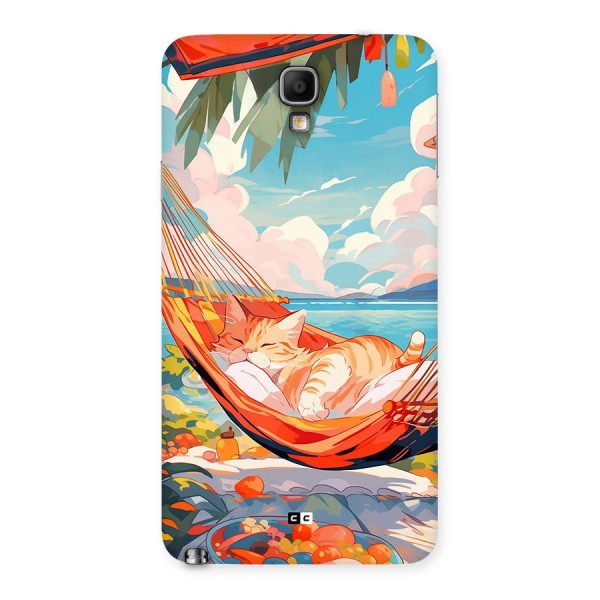 Cute Cat On Beach Back Case for Galaxy Note 3 Neo