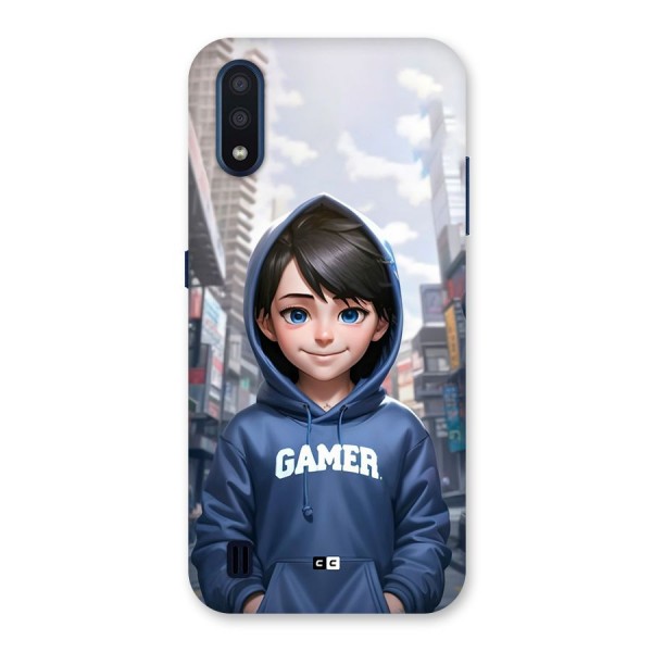 Cute Gamer Back Case for Galaxy M01