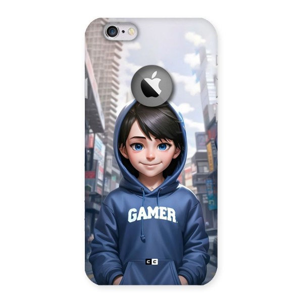 Cute Gamer Back Case for iPhone 6 Logo Cut