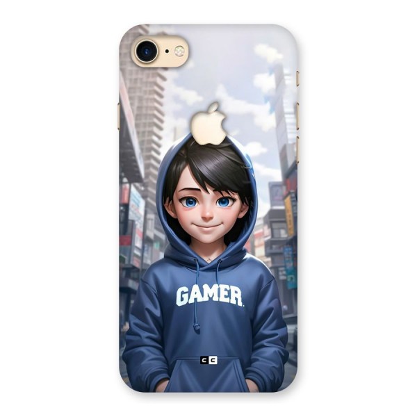 Cute Gamer Back Case for iPhone 7 Apple Cut