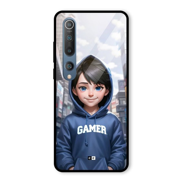 Cute Gamer Glass Back Case for Mi 10