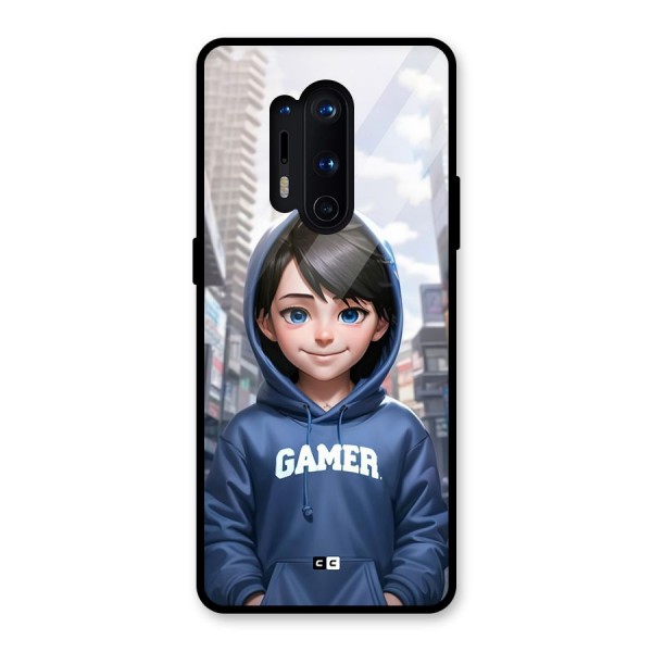 Cute Gamer Glass Back Case for OnePlus 8 Pro