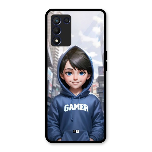 Cute Gamer Glass Back Case for Realme 9 5G Speed