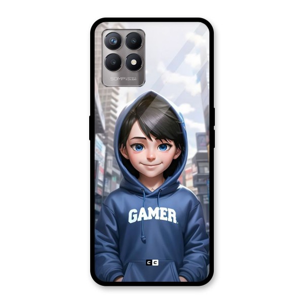 Cute Gamer Glass Back Case for Realme Narzo 50