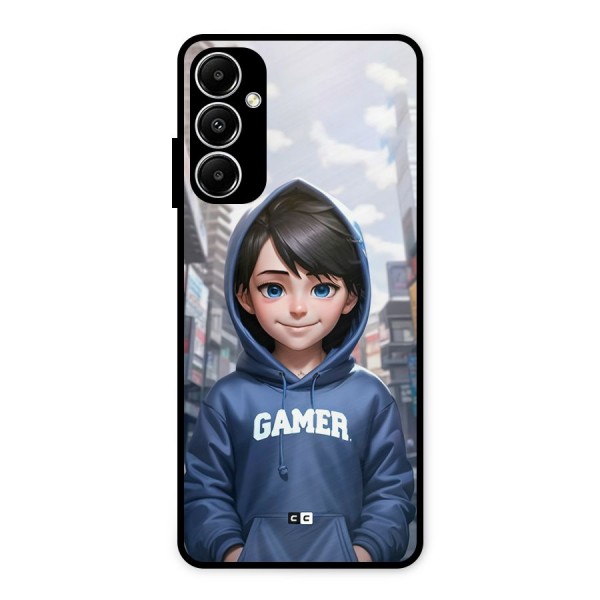 Cute Gamer Metal Back Case for Galaxy A05s