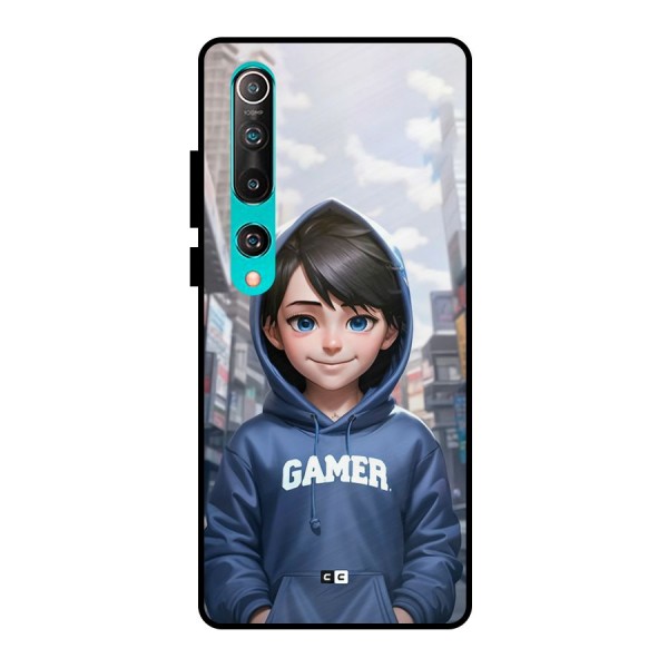 Cute Gamer Metal Back Case for Mi 10