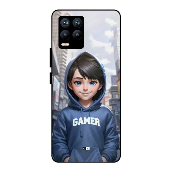 Cute Gamer Metal Back Case for Realme 8 Pro