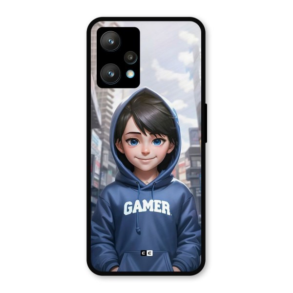 Cute Gamer Metal Back Case for Realme 9