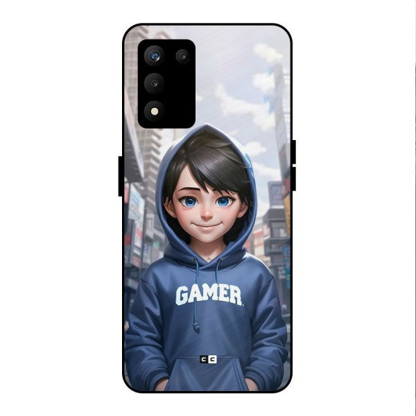 Cute Gamer Metal Back Case for realme 9 5G SE