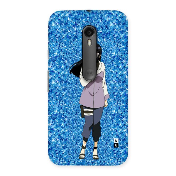 Cute Hinata hyuga Back Case for Moto G Turbo