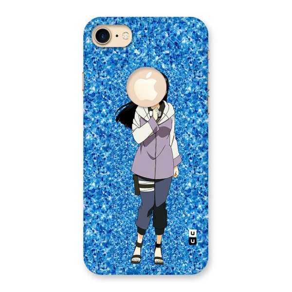 Cute Hinata hyuga Back Case for iPhone 7 Logo Cut