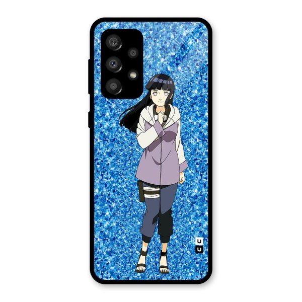 Cute Hinata hyuga Glass Back Case for Galaxy A32