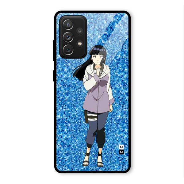 Cute Hinata hyuga Glass Back Case for Galaxy A72