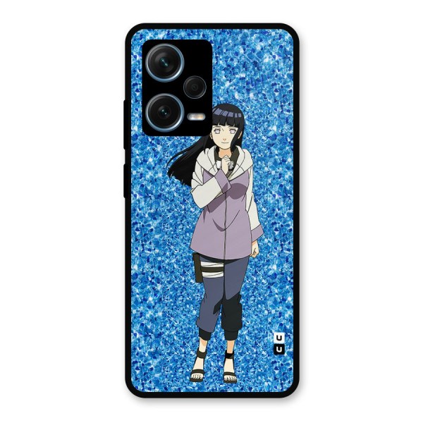 Cute Hinata hyuga Metal Back Case for Redmi Note 12 Pro Plus 5G