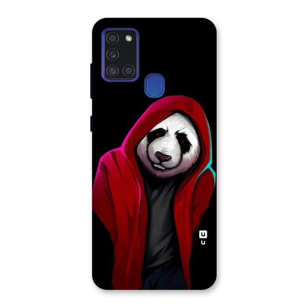Cute Hoodie Panda Back Case for Galaxy A21s