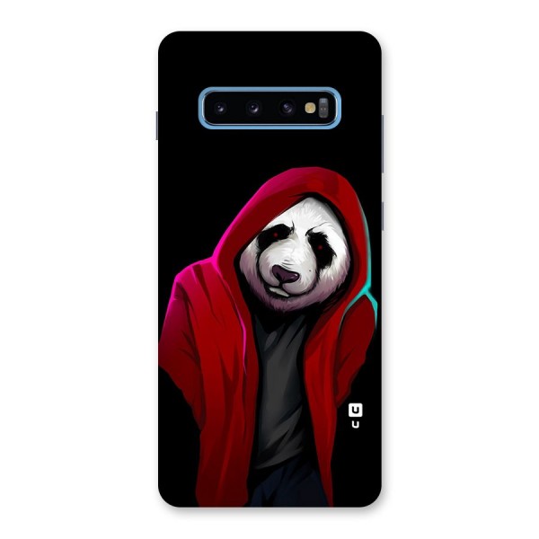 Cute Hoodie Panda Back Case for Galaxy S10 Plus
