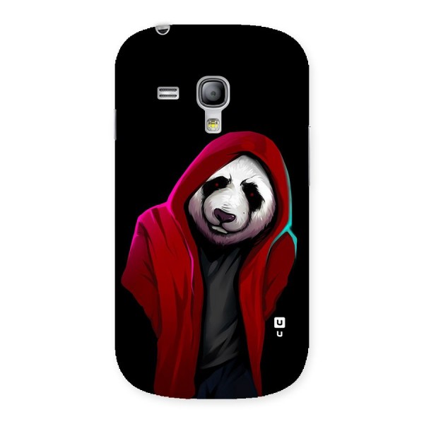 Cute Hoodie Panda Back Case for Galaxy S3 Mini