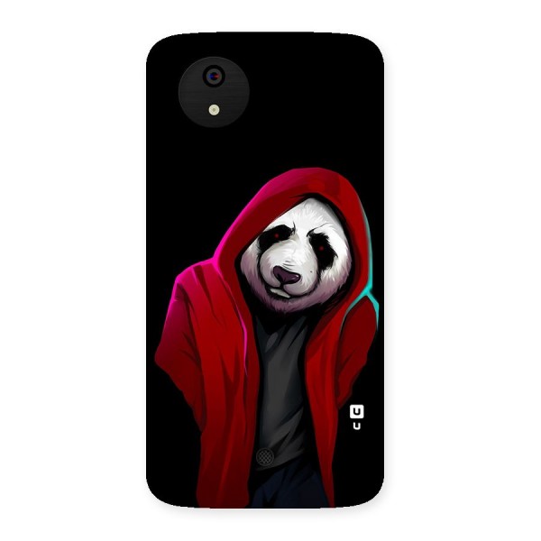 Cute Hoodie Panda Back Case for Micromax Canvas A1