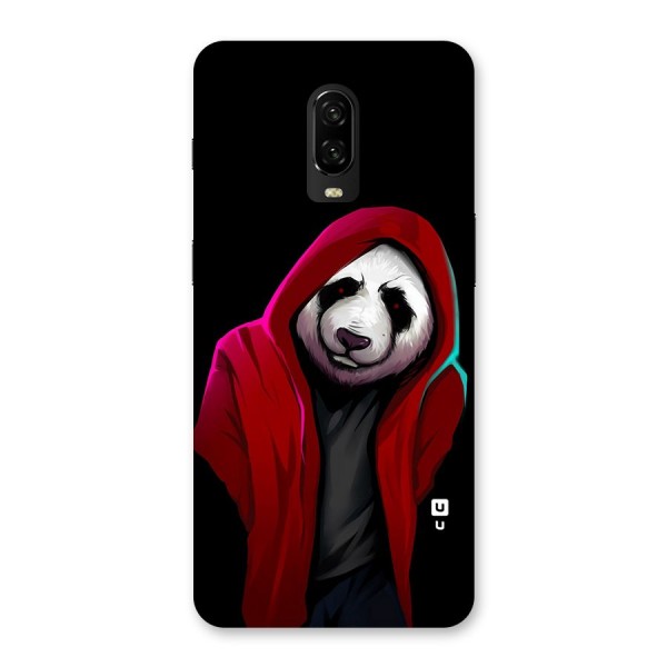 Cute Hoodie Panda Back Case for OnePlus 6T