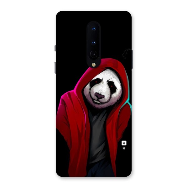 Cute Hoodie Panda Back Case for OnePlus 8