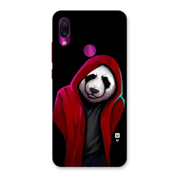 Cute Hoodie Panda Back Case for Redmi Note 7 Pro