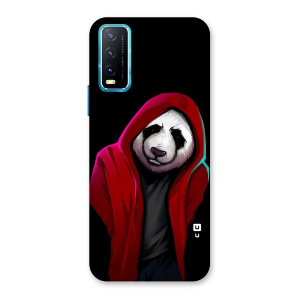 Cute Hoodie Panda Back Case for Vivo Y12s