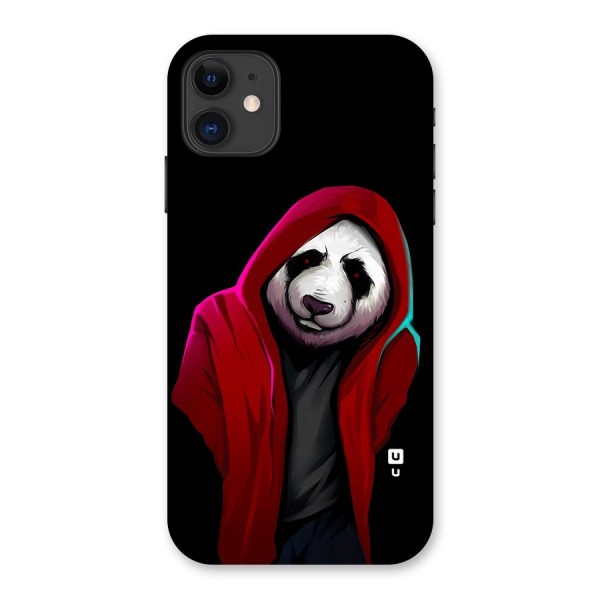 Cute Hoodie Panda Back Case for iPhone 11