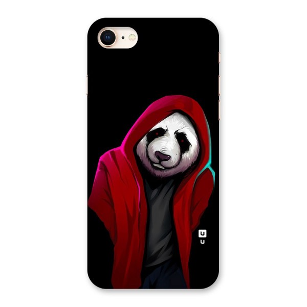 Cute Hoodie Panda Back Case for iPhone 8