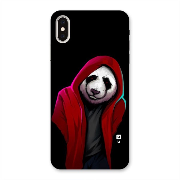 Cute Hoodie Panda Back Case for iPhone XS Max