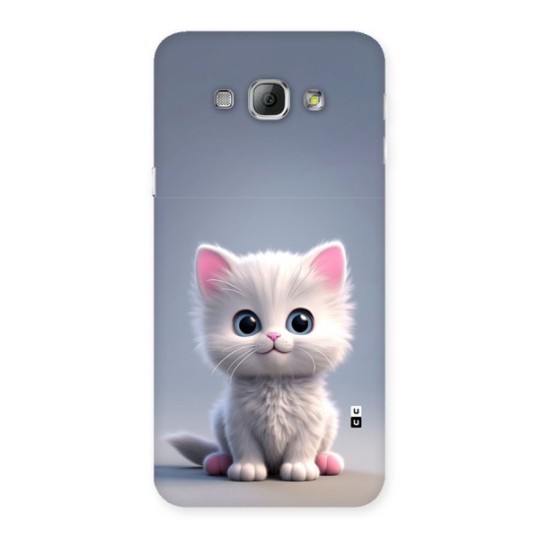 Cute Kitten Sitting Back Case for Galaxy A8