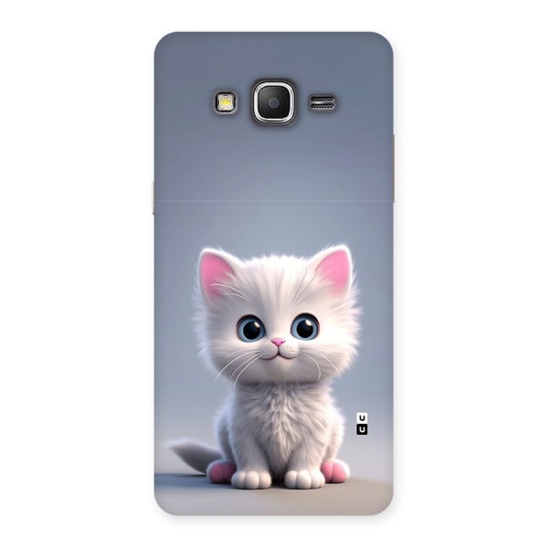 Cute Kitten Sitting Back Case for Galaxy Grand Prime