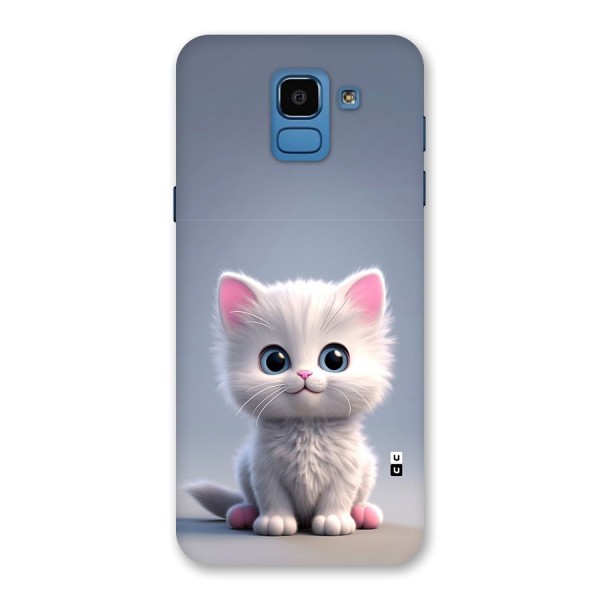 Cute Kitten Sitting Back Case for Galaxy On6