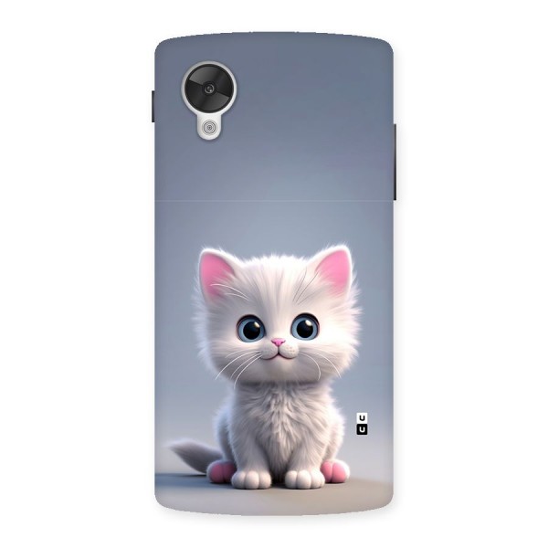 Cute Kitten Sitting Back Case for Google Nexus 5