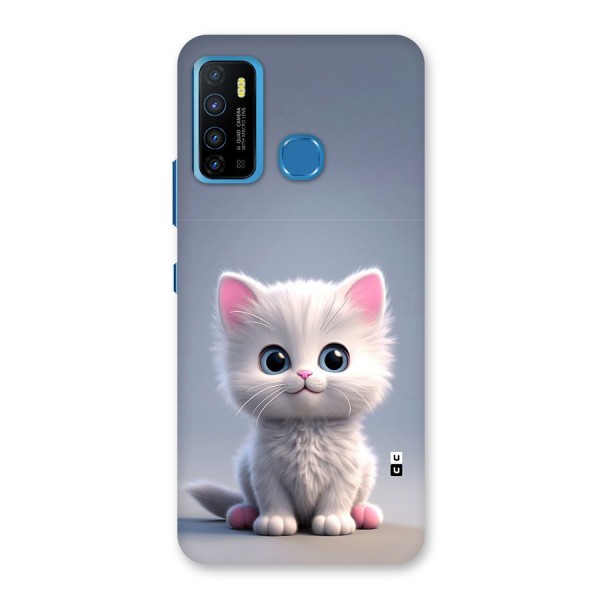 Cute Kitten Sitting Back Case for Infinix Hot 9